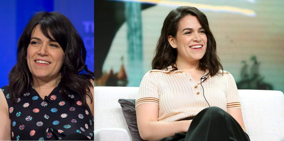 Image of Abbi Jacobson before and after of weight loss