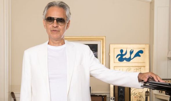 Image of Andrea Bocelli after losing weight