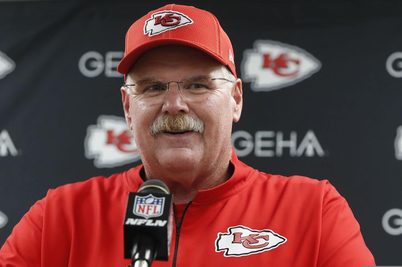 Image of Andy Reid after losing weight