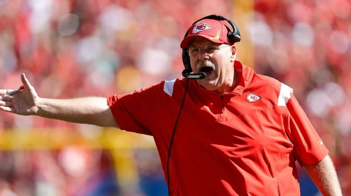 Image of Andy Reid as a football team coach