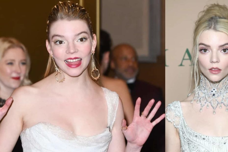 Image of Anya Taylor Joy before and after her weight loss