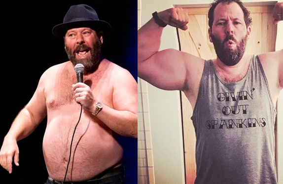 Image of Bert Kreischer before and after his Weight Loss