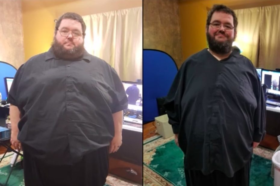 Image of Boogie2988 before and after his weight loss