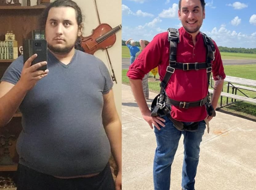 Image of Brad Leone before and after his weight loss