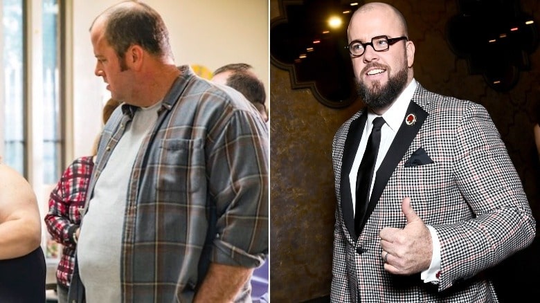 Image of Chris Sullivan before and after his weight loss