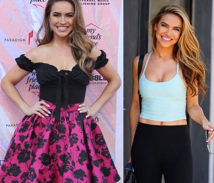 Image of Chrishell Stause before and after her weight loss