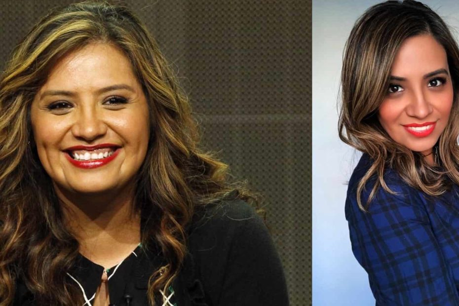 Image of Cristela Alonzo before and after her weight loss