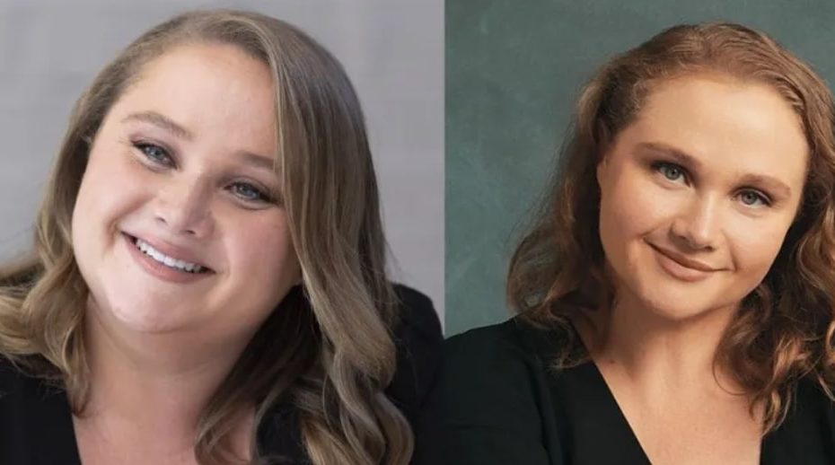 Image of Danielle Macdonald before and after her weight loss