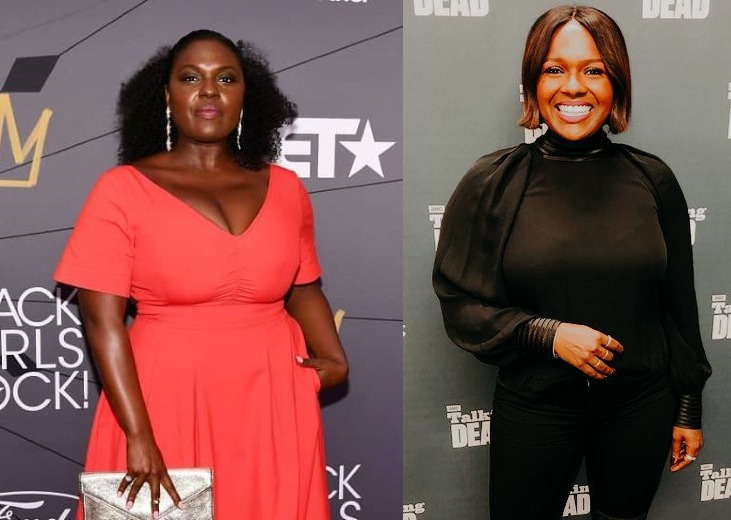 Image of Deborah Joy Winans before and after her weight loss