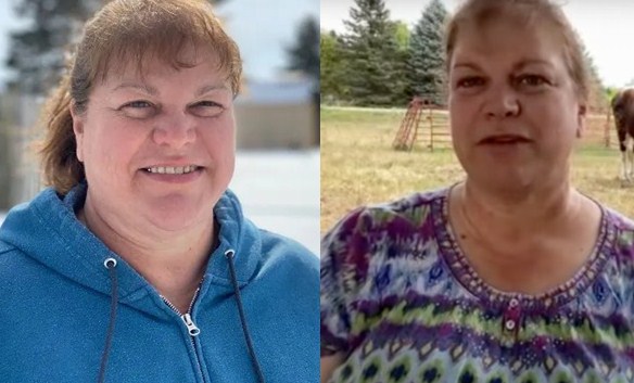Image of Brenda Grettenberger before and after her weight loss