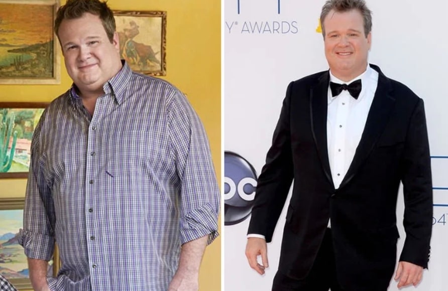 Image of Eric Stonestreet before and after his weight loss