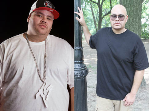 Image of Fat Joe before and after his weight loss