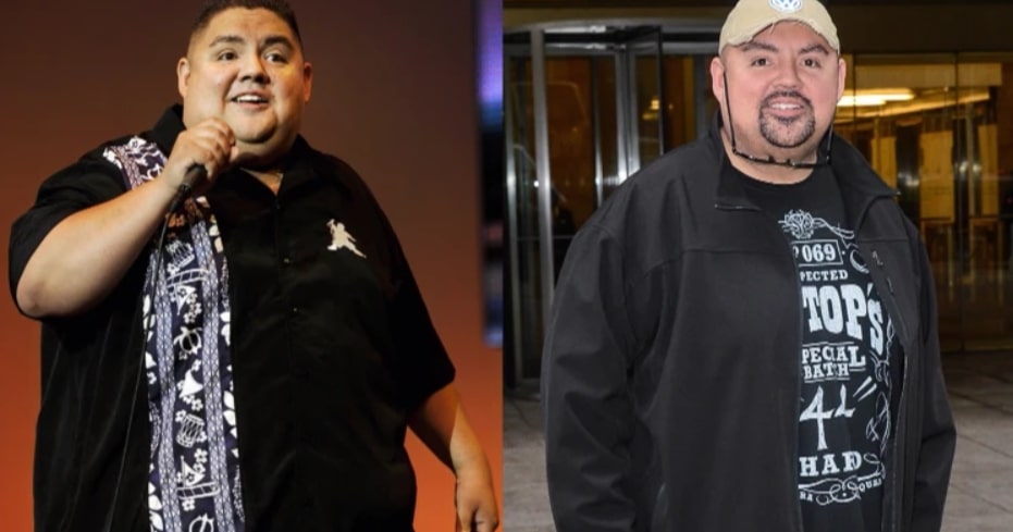 Image of Gabriel Iglesias before and after his weight loss