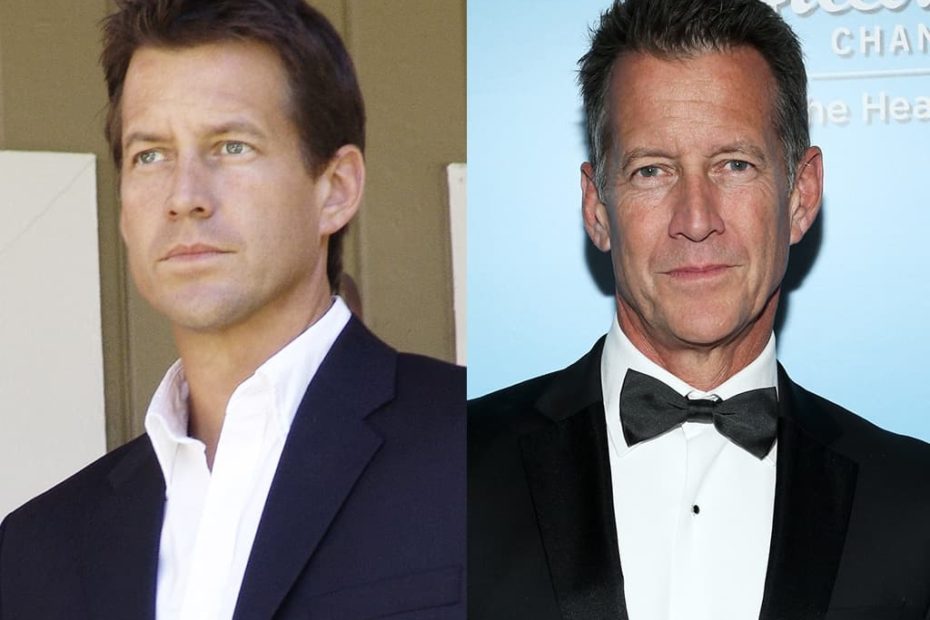 Image of James Denton before and after his weight loss