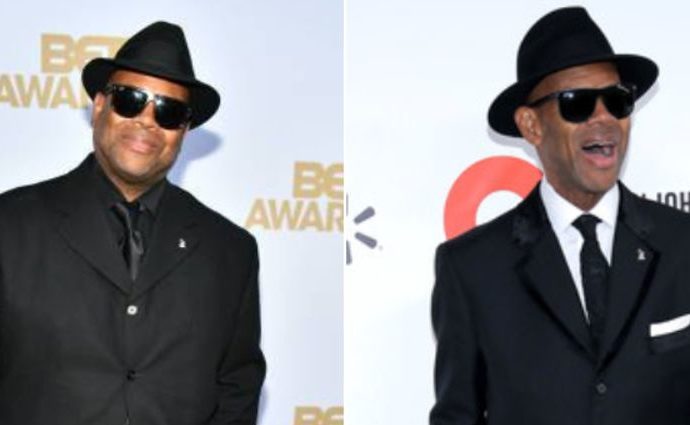 Image of Jimmy Jam before and after his weight loss