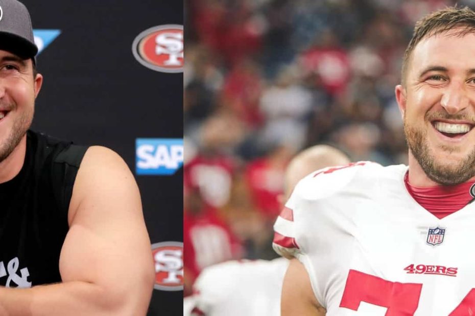 Image of Joe Staley before and after his weight loss