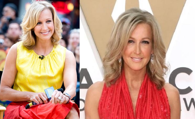Image of Lara Spencer before and after her weight loss