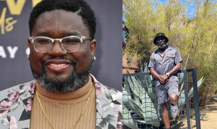 Image of Lil Rel Howery before and after his weight loss