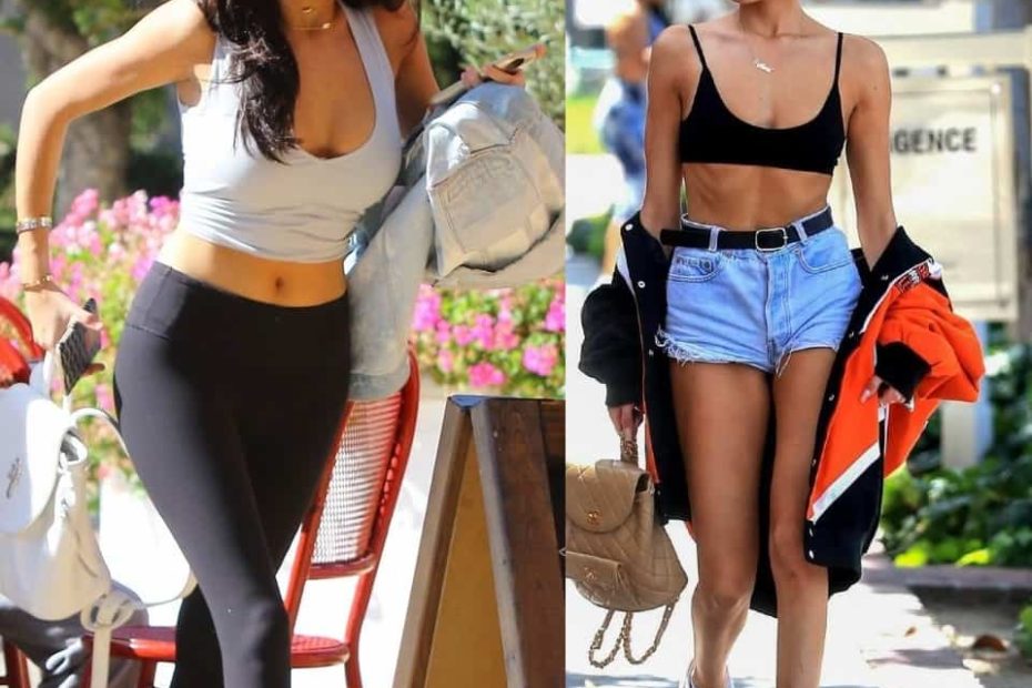 Image of Madison Beer before and after her weight loss