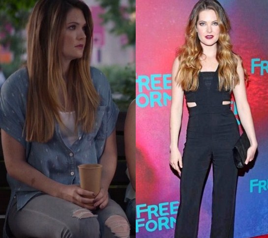 Image of Meghann Fahy before and after her weight loss