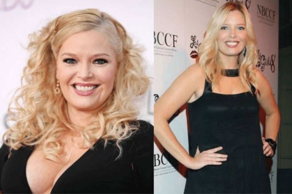 Image of Melissa Peterman before and after her weight loss