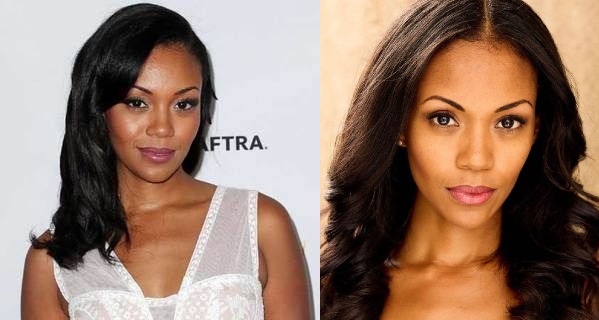Image of Mishael Morgan before and after her weight loss