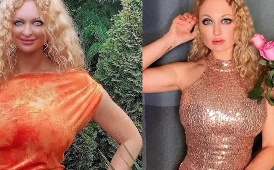 Image of Natalie Mordovtseva before and after her weight loss