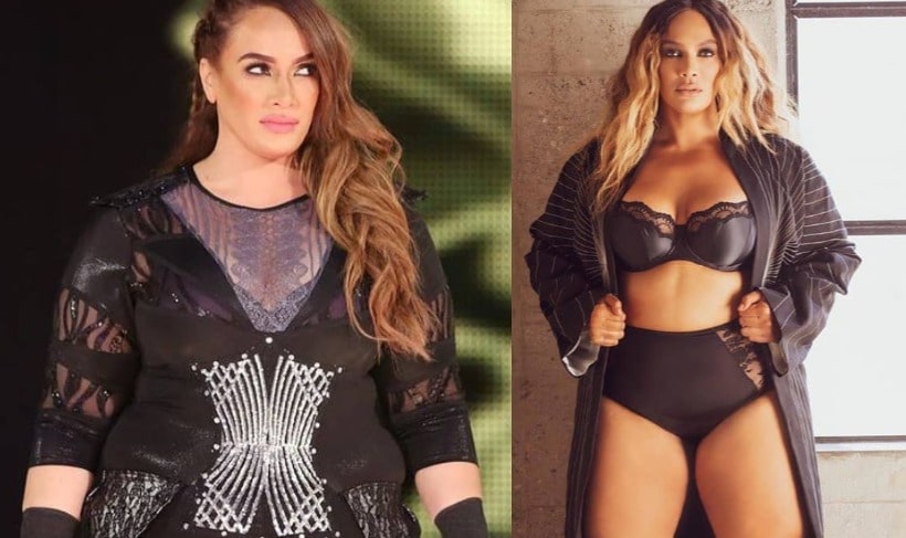 Image of Nia Jax before and after her Weight Loss