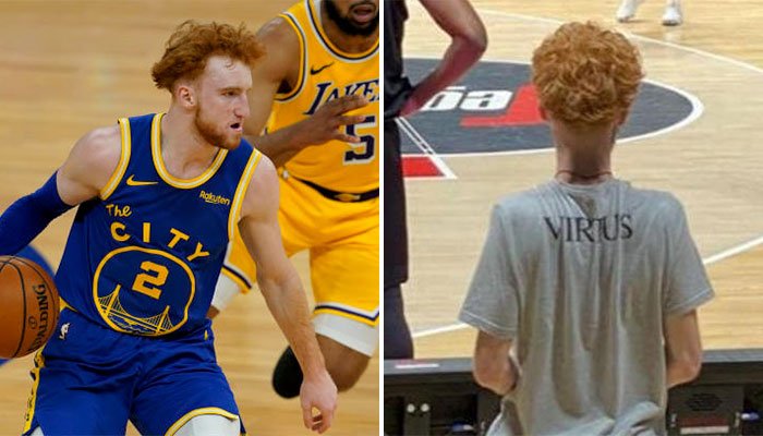 Image of Nico Mannion before and after his weight loss