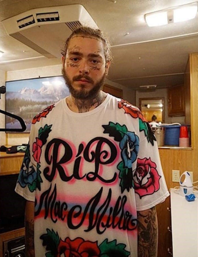 Image of Post Malone after his weight loss journey