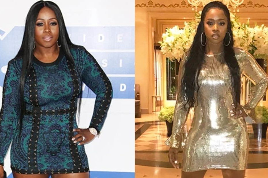 Image of Remy Ma before and after her weight loss