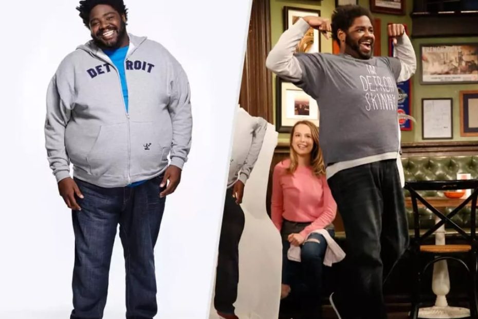 Image of Ron Funches before and after his weight loss
