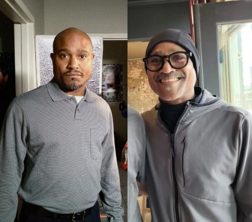 Image of Seth Gilliam before and after his weight loss
