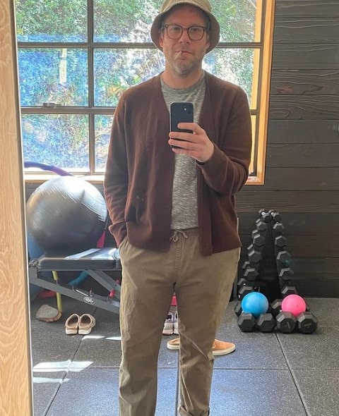 Image of Seth Rogen after losing weight