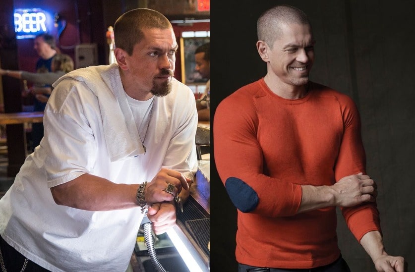 Image of Steve Howey before and after his weight loss