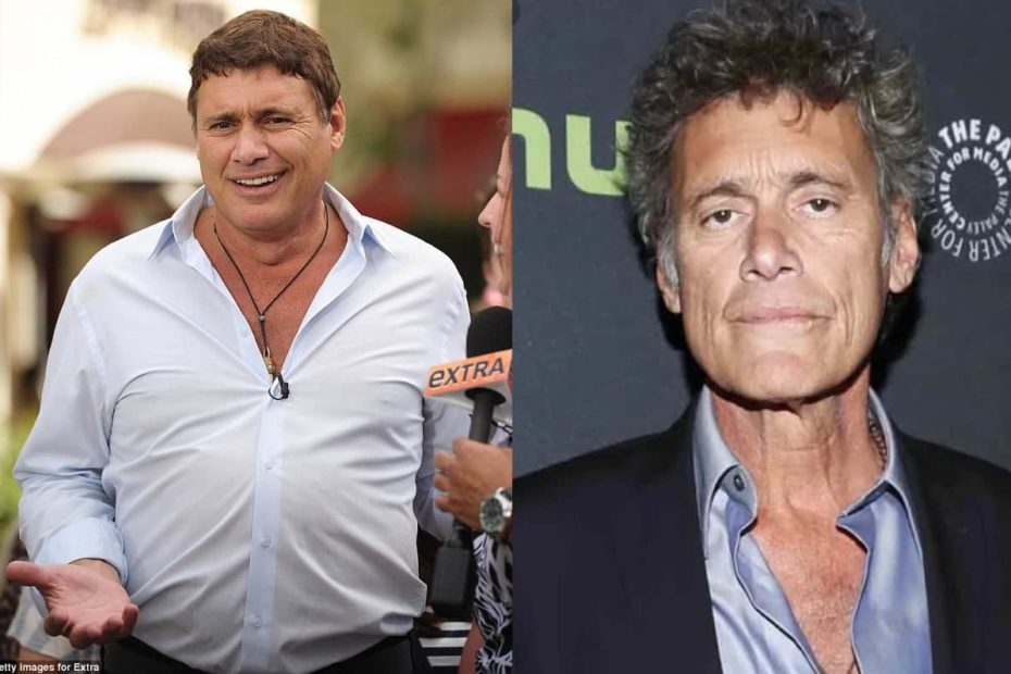 Image of Steven Bauer before and after his weight loss