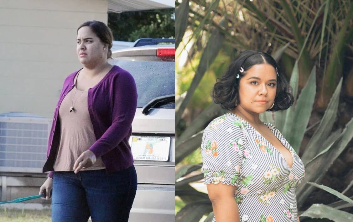Image of Sydney Simpson before and after her weight loss