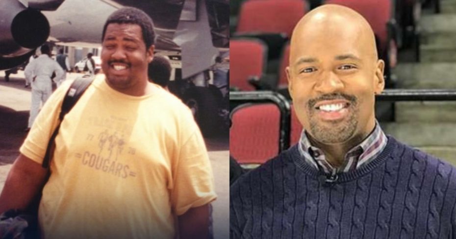 Image of Victor Blackwell before and after his weight loss
