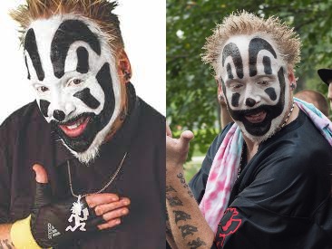 Image of Violent J before and after his weight loss