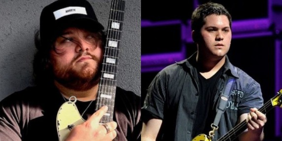 Image of Wolfgang Van Halen before and after his weight loss