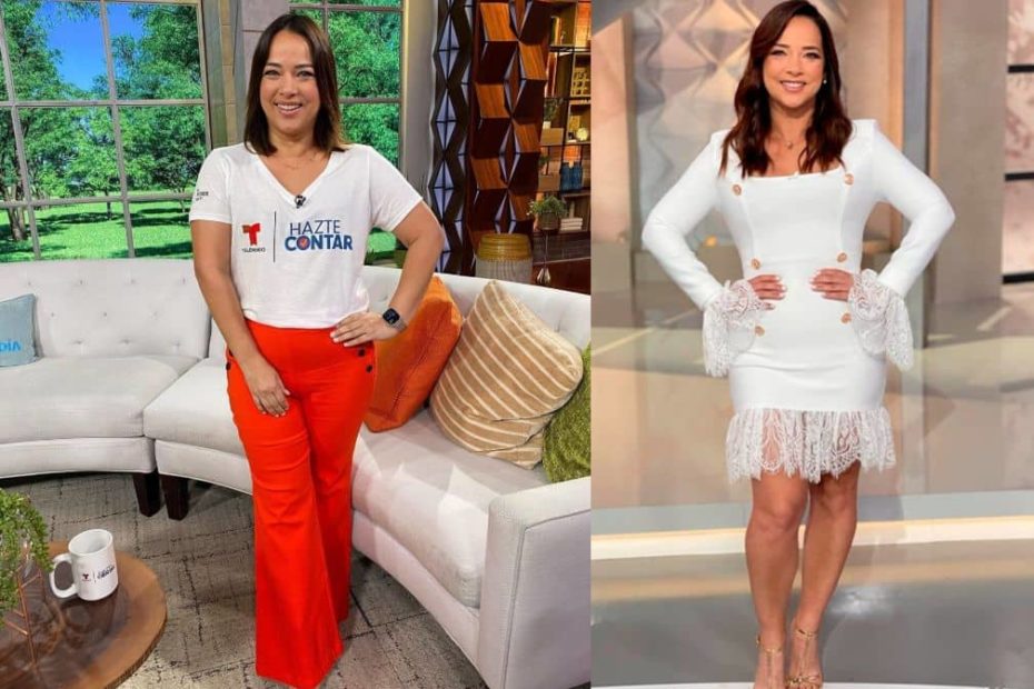 Image of Adamari Lopez before and after her weight loss