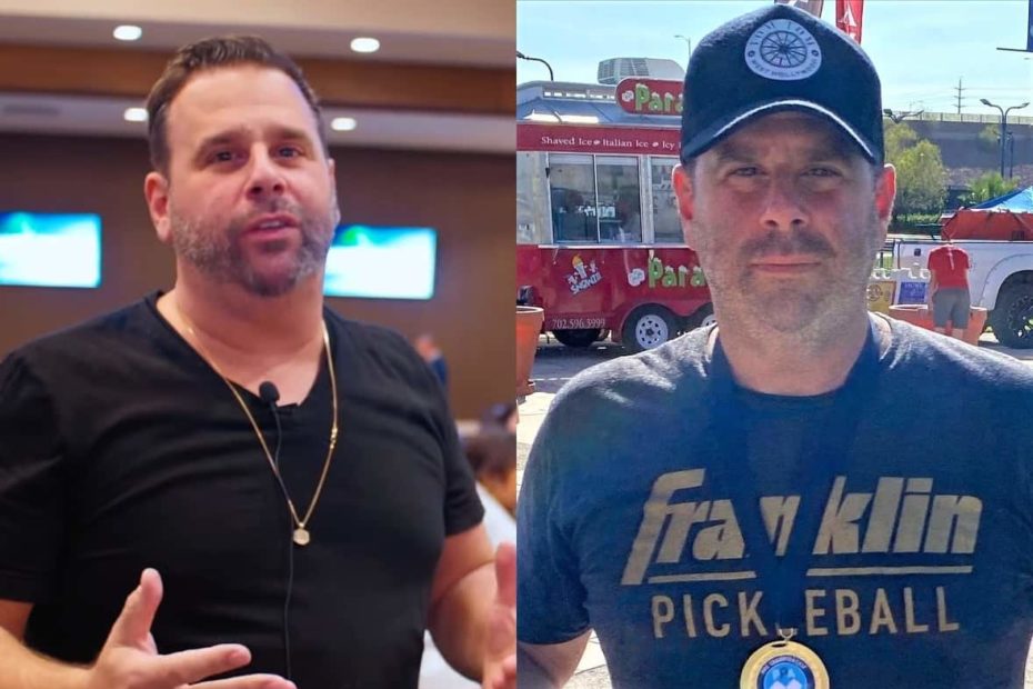 Image of Randall Emmett before and after his weight loss